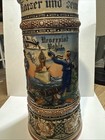Antique 1l Navy Sms Schewaben Regimental Military German Beer Stein