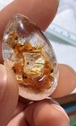 30 18 12mm Natural Enhydro Quartz Moving Water Drop Sand Specimens Palm Reiki