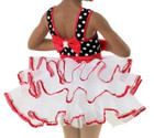 New Weissman When We re Human 10305 Red Polka Dot Cupcake Tutu Dress Mc M Child