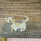 Sara Coventry Silver Tone Dogshape Brooch Pin  Metal  No Stone  1 5 In Length