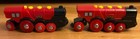 Lot 6 Brio Train Cars-2 Mighty Red Action Locomotive  512  Fire Engine  Zoo Cars