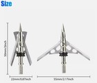12pcs Rage Hypodermic Trypan 2 Blade 100 Grain Cut Dia Expandable Broadheads