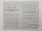 1910s Antique Tiny Tim Harold Pyott English Midget Living Doll Ad Life History