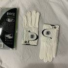 New Footjoy Weathersof 2 Pack Mens White Golf Gloves Cadet Left Medium-large Ml