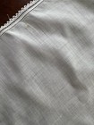 Antique Vintage Lace Wedding Bridal Handkerchief  12  X 8 5 