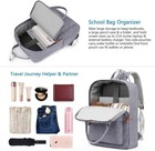 Lokass Multipurpose Laptop Backpack 15 6  College Travel Carry On School Bag