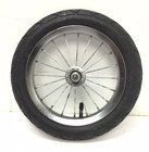 12  Jogger Front Chrome Wheel 12 1 2  X 1 75  X 2 1 4 Tire Baby Trend Instep  k5