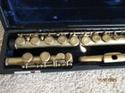 Flute   case And  Cleaning Rod  Custom Antique Brass Color 