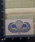 Airborne 82nd Parachute Jump Wings Ir Army Tactical Badge Patch Coyote Brown Tan