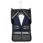 Carry-on Softside 8-wheeled Spinner Garment Bag Luggage  Black  21-inch