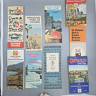 Huge Lot 28 Vtg Maps Canada 50s   60s Era Mcm Color Photographs   Graphics Gas