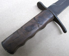 Genuine Ww2 Italian Mvsn Fascist M1939 Dagger fighting Knife W  Scabbard