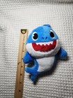 Blue Baby Shark Plush Shark Keychain