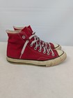 Converse All-star Red 70s Vtg Usa Made Chuck Taylor Hi Top Sneaker Sz 8 M   10 W
