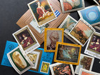 World  Art Stamp Lot Of 32  Modern  Used some Unused some Repeats