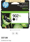 Hp 902xl Black Genuine Original Ink Catridge 2 Pack New In Box