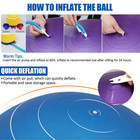 Anti-burst Yoga Ball With Pump  330lbs Capacity For Fitness  Pilates   Office