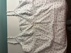 Brandy Melville  White Floral Cotton Camisole M Adjustable Strap Women