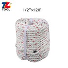 1 2  X 120  Arborist Bull Rope Tree Hoist Rigging Line Polyester Rope 1160 Lbs
