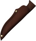 New Knife Sheath Fixed Blade Leather Fits Blades Up To 6  Brown Genuine Leather