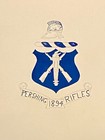 Pershing Rifles University Of Santa Clara 1956 Military Society Ball Invitation