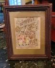 Ravenel Galiard Charleston S C Watercolor 1950s Painting 1890s Tramp Art Frame