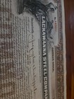 Lackawanna Steel Company 1922 Stock Certificate 10 Shares