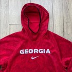 Nike Georgia Bulldogs Dri Fit Hoodie Sweatshirt Mens Large Red Pullover Camo