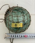Glass Fishing Float Buoy Ball Vintage Japanese Net Set Of 2 Dia  11cm 12cm Japan