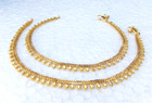 Indian Gold Plated Payal Foot Designer Chain Anklet Set Women Fashion Jewelry P8