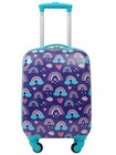 Tprc By Travelers Club 5-piece Kid s Hard-side Luggage Set With 18  Rainbow