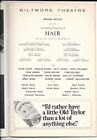  hair   Playbill  1968  Melba Moore  Shelly Plimpton  Steve Curry  Broadway