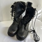 Vintage Ro Search Black Leather Combat Boots Men s Size 12 N See Photos