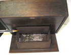 1919 Boye Needle Co  Wood Needle Display Pos Cabinet Case With Crochet Needles