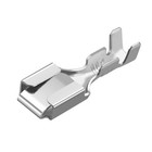 100pcs 6 3mm Female Spade Crimp Terminals Non-insulated Quick Splice Connectors