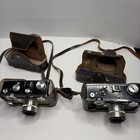 2- Vintage Argus C3 Matchmatic 35mm Rangefinder Film Cameras With Cases