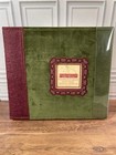 Portafolia Gifted Memories 8  X 8   Green Suede Scrapbook Album W embellishments