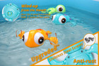 Wind-up Swimming Sea Turtles Bath Toy  No Battery Mold-free Anti-rust Interactiv