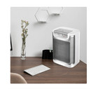 Soleil 1500w Ceramic Electric Space Heater 200sq Ft With  Alci Plug White - New