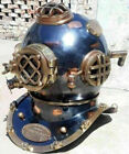 Antique 18  Diving Vintage Boston Mark V U s Navy Deep Sea Divers Helmet Replica