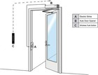 Wireless Door Operator With 2pcs Wireless Push Panels And 1pcs 880lbs Stainless