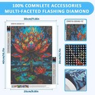Skyboda Lotus Diamond Art Kits For Adults  5d Painting 30 40  Bright