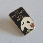 Phantom Of The Opera Musical Mask Red Rose Pin Broadway  b 