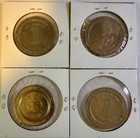 Lot Of 4 Vintage Las Vegas Casino  1 Dollar Gaming Slot Tokens