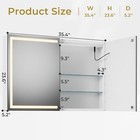 Wall Mounted Medicine Cabinet With Mirror Storage 2 Doors Bathroom Mirror