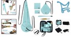 Saxophone Cleaning Kit Microfiber Case Includes Cloth Brush Grease For Wind I   