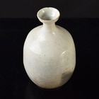 Korean Art Joseon Dynasty Goryeo White Porcelain Sake Bottle Flower Vase