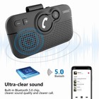 Handsfree Bluetooth Car Kit For Cell Phone  Wireless Bluetooth Speaker For Ca   