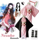 Anime Kamado Nezuko Demon Slayer Kimetsu No Yaiba Fancy Party Cosplay Costumes