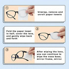 100pcs Eyeglasses Cleaning Wipes Lens Screen Phone-laptop Cleaner No Residue-usa